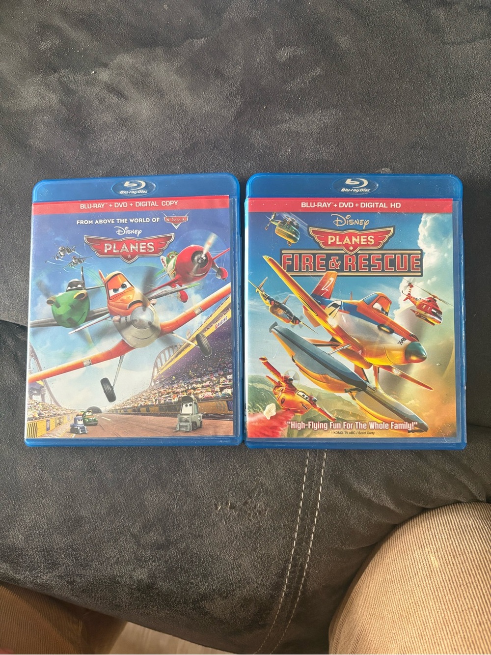 Disney Blu-ray Twin Pack - Blue and Red Cover Artwork